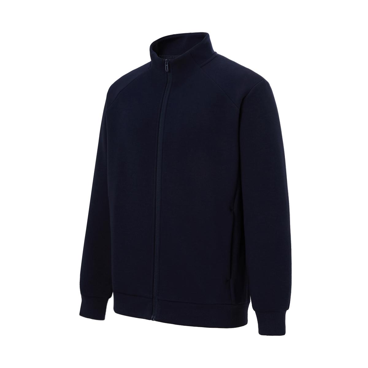 

Adidas Solid Color Stand Collar Zipper Simple Long Sleeve Jacket Unisex Jackets KQ7857 XL