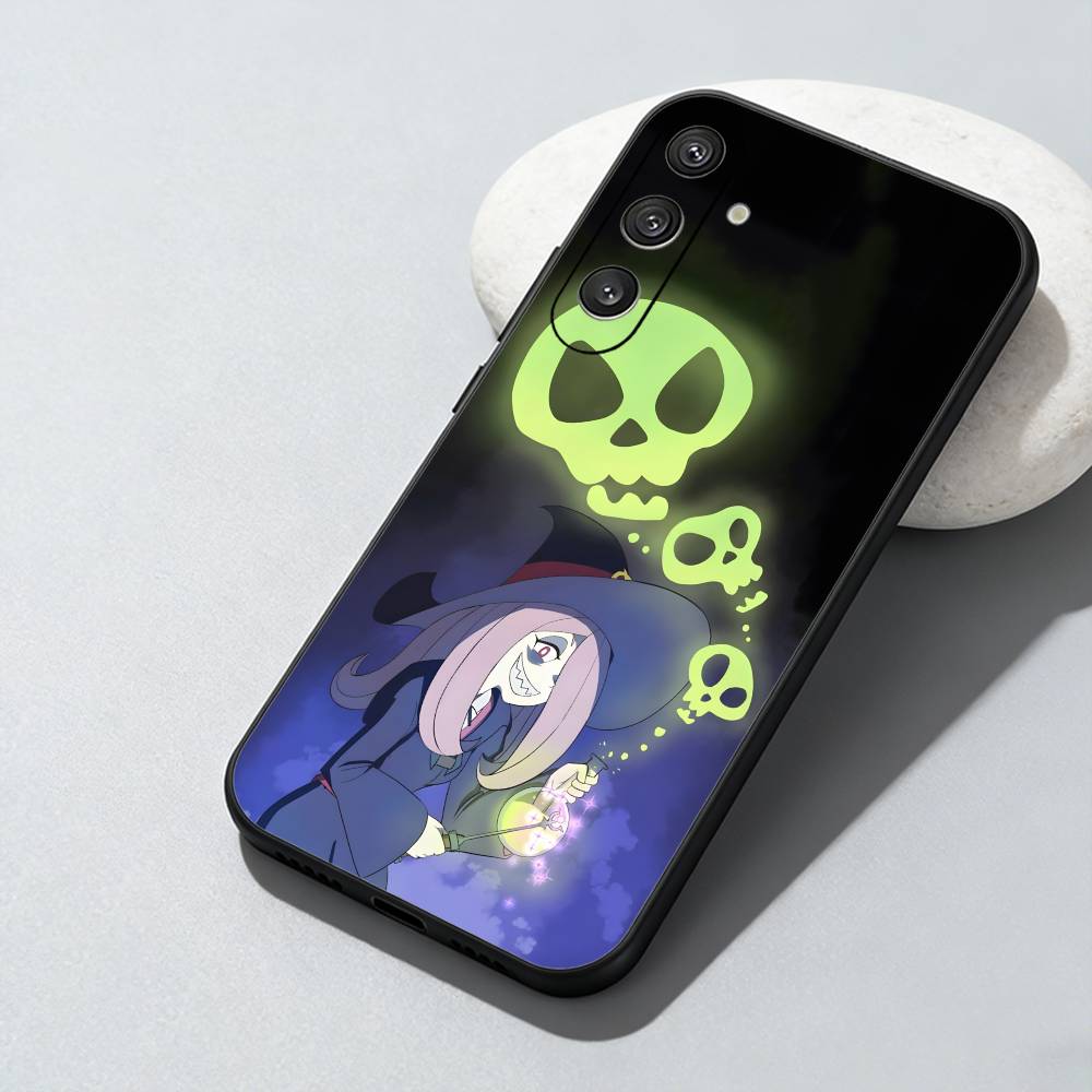 

Little W-Witch A-Academia Anime Phone Case For Samsung Galaxy A73,A72,A71,A70,A52,A51 Others Soft Black Cover Samsung a20s