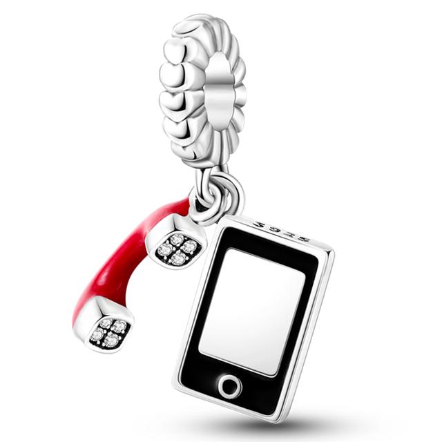 925 Silver Heart Silver Series Pendant Charm Beads Fit Original Bracelet Necklace For Women Diy Making Jewelry Gift