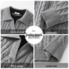 Warrior Men's Faux Two-Piece Knit POLO Sweater
