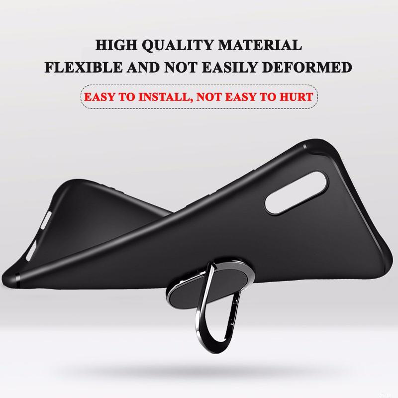 For Vivo iqoo z10 lite Case Finger Metal Ring Kickstand Phone Case Car Holder Matte Soft Silicone Housing for VIVO IQOO Z10 Z10 Lite Phone Casing