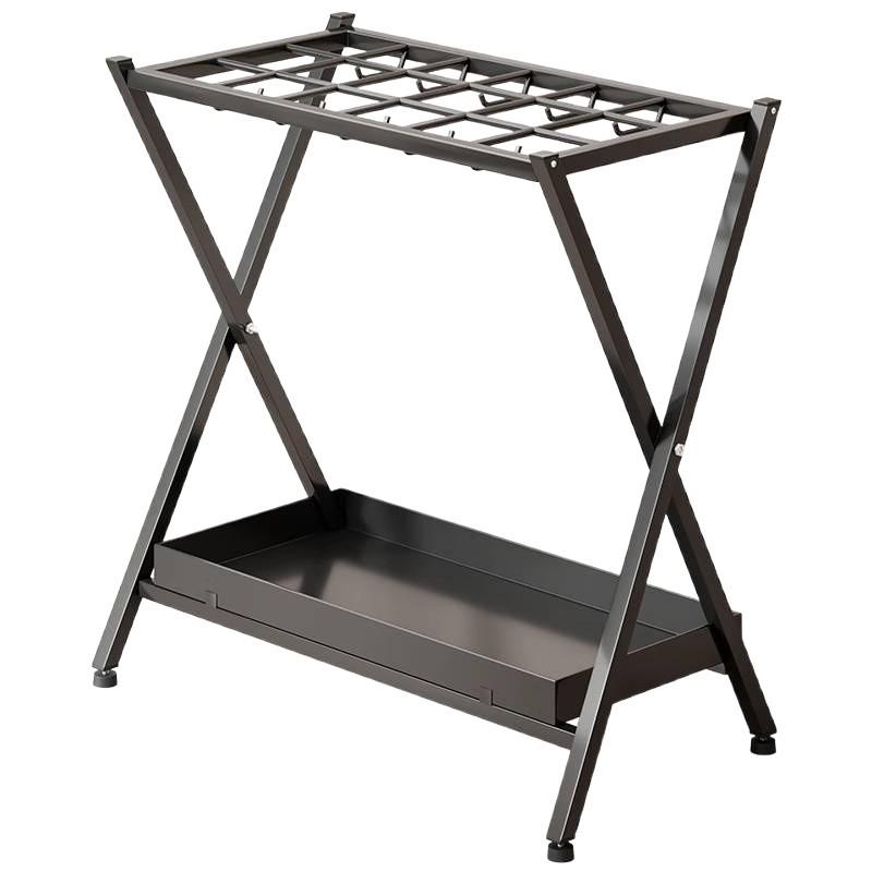 Hotel Lobby Umbrella Storage Rack with Draining