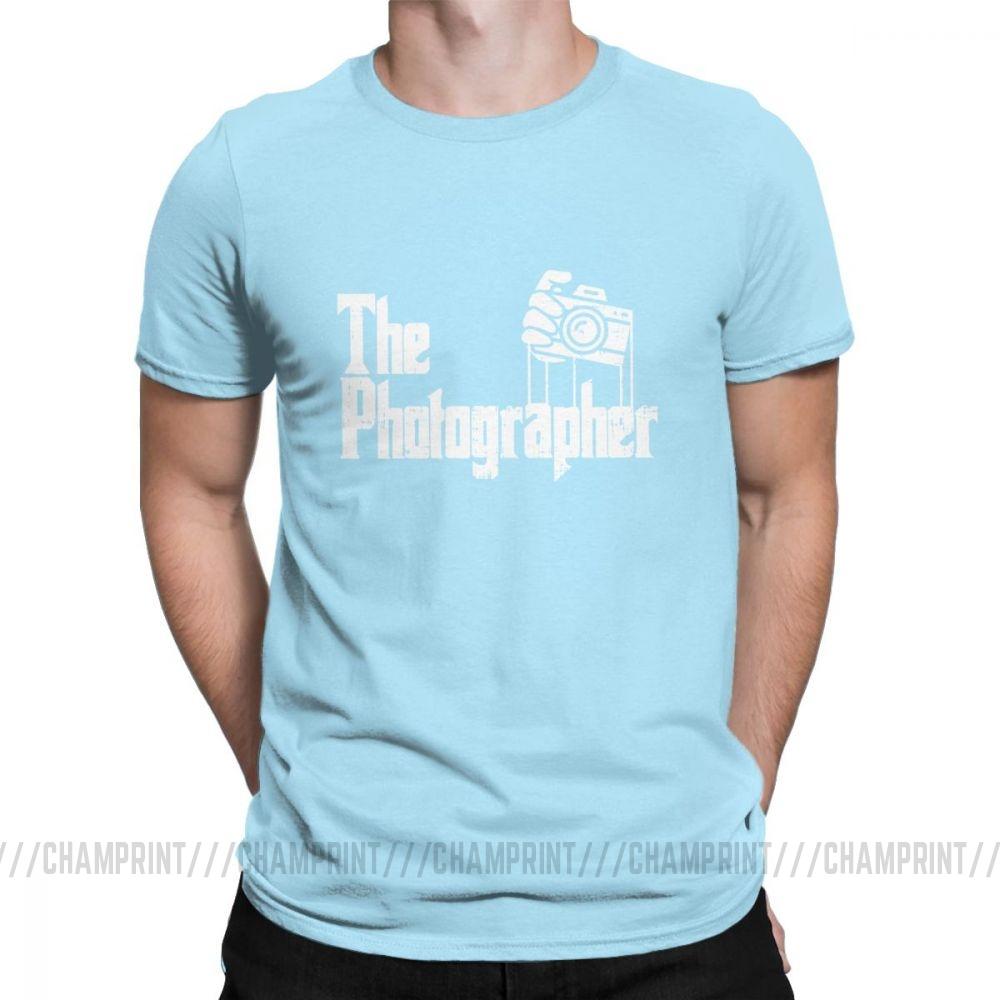 The Photographer T Shirt Men S 100 Cotton Hipster T Shirt O Neck The Godfather Tees