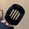 Flat Hair Claw Clip Arc Shaped Hair Barrettes Vintage Hairpin  for Women