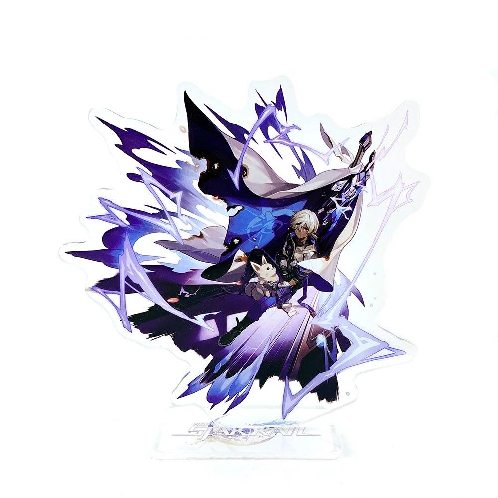 Honkai Star Rail Characters Serval Luocha Arlan Dan Heng Acrylic Stand Standee Toy Figure