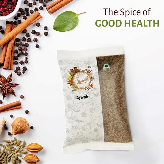 Chounk Spices Ajwain Seeds | Natural Whole Spices Carom Seeds | Organic Ajwain with No Preservatives | Ajwain 300gm (Pack of 3 X 100g)