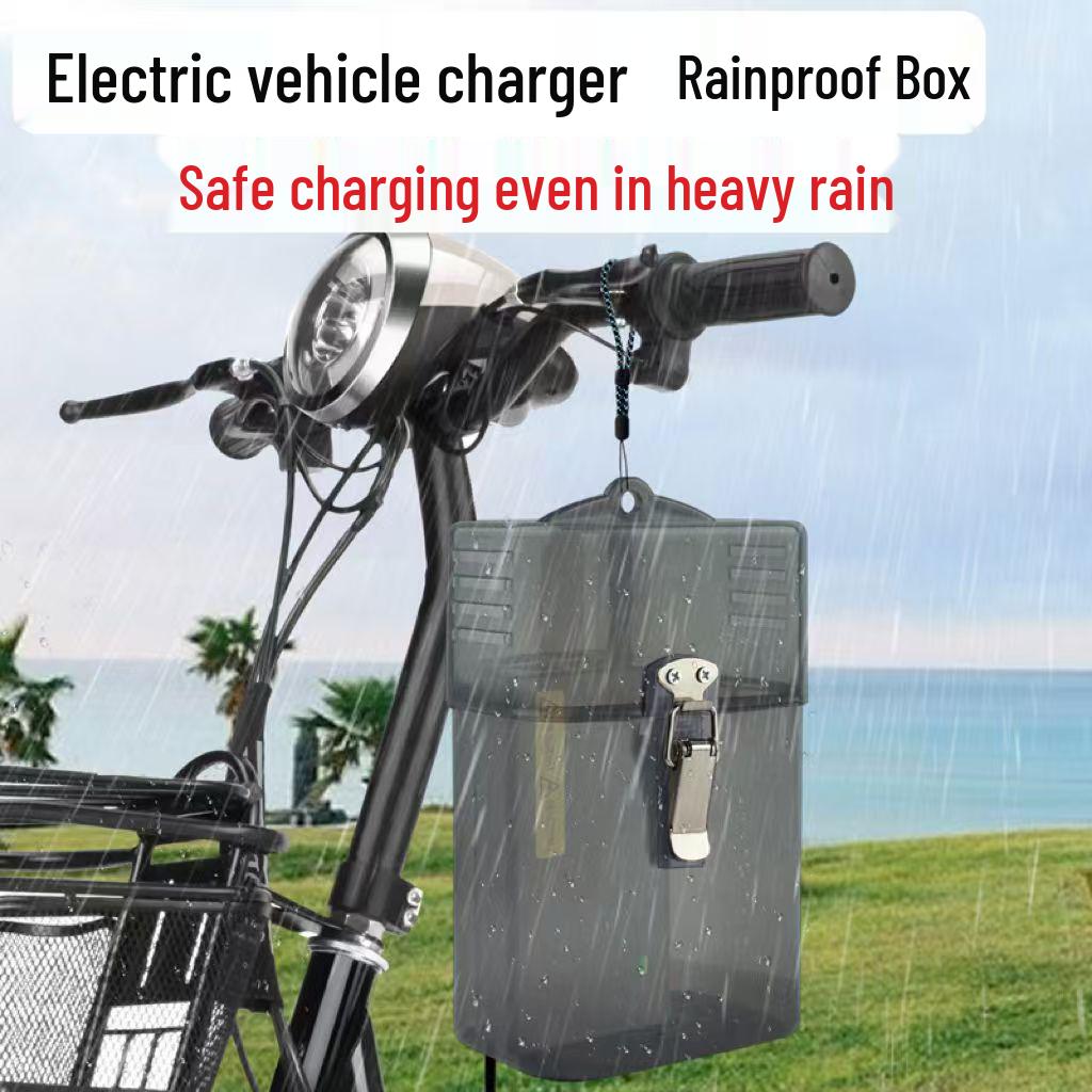 Outdoor Waterproof Electric Vehicle Charger Cover and Storage Box