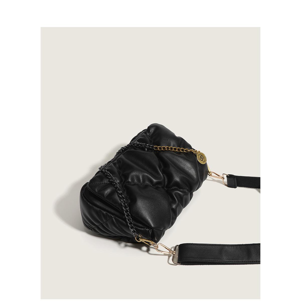 Женская сумка трендовая новая мягкая кожаная роскошная дизайнерская сумка через плечо — фото 5