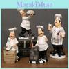 European Style Resin Chef Figurine For Home Decor Cake Shop Coffee Table Decoration