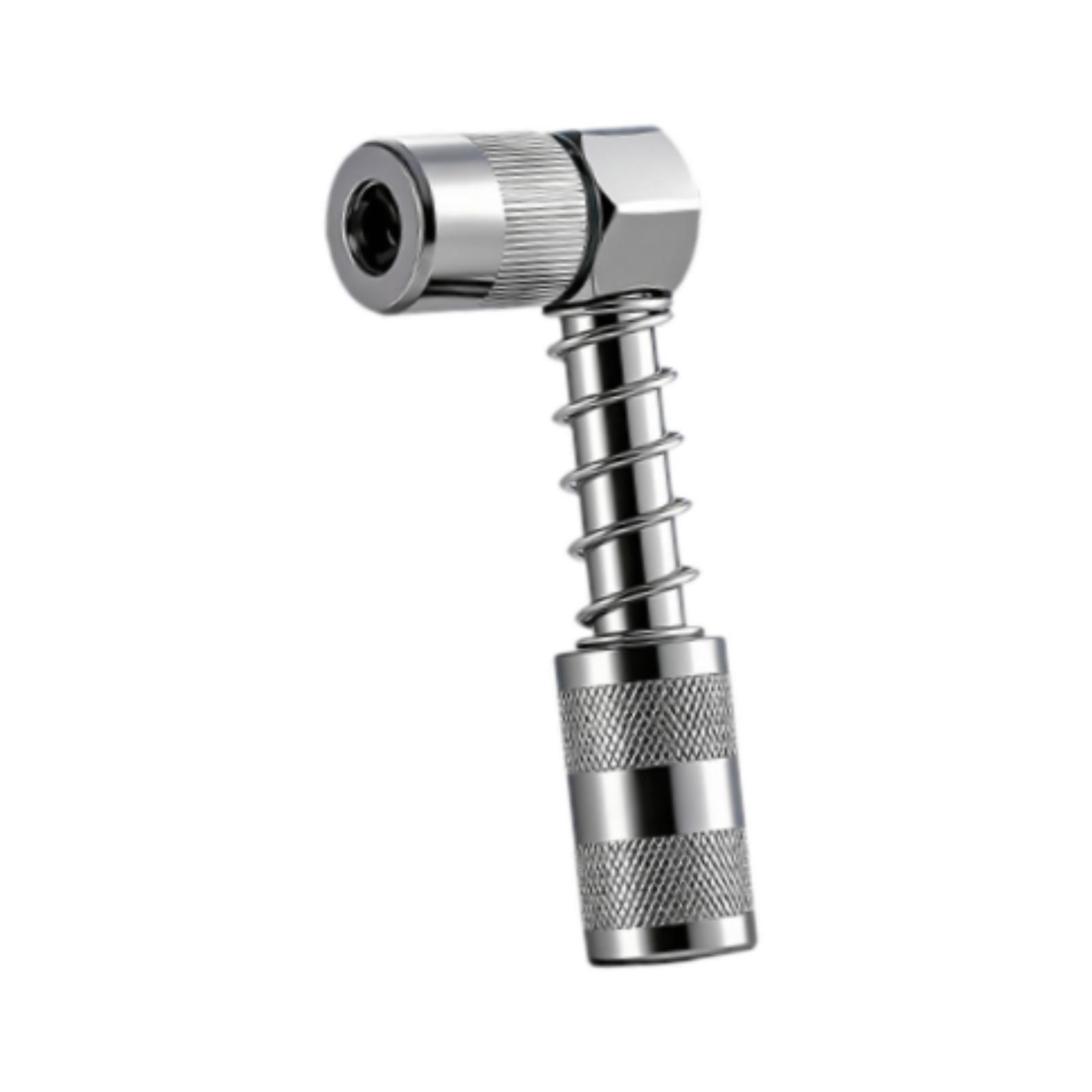 

90 degree coupling for fixing, changing and lubrication tools. Robust and sturdy