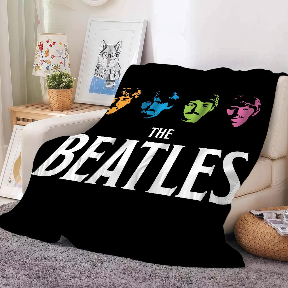Music T-The Band B-Beatles Cool Blanket Warm And Soft Suitable For Bedroom Living Room Sofa Bed Office Travel Camping