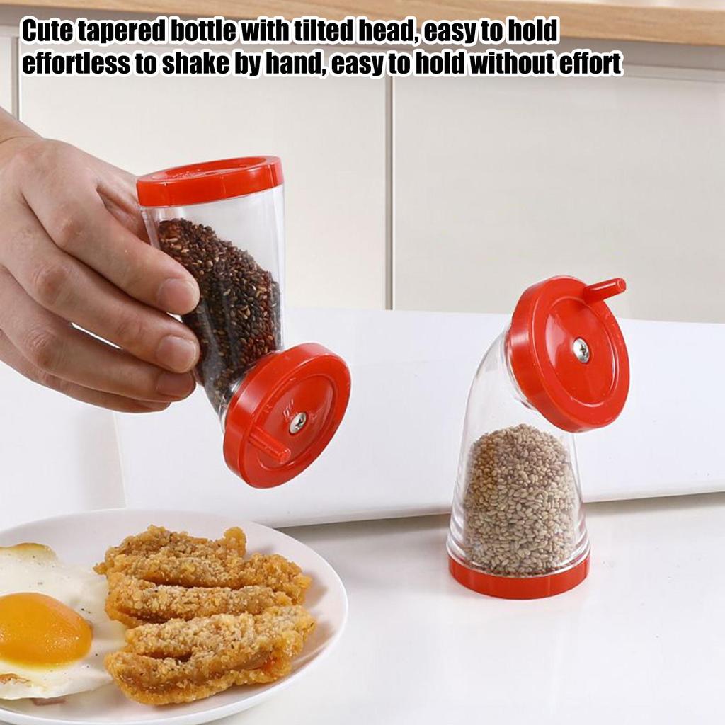 Innovative Sesame Grinder Hand Cranked Sesame Grinding Bottle Portable Moisture-proof Leak-proof Kitchen Dining Room Grinder