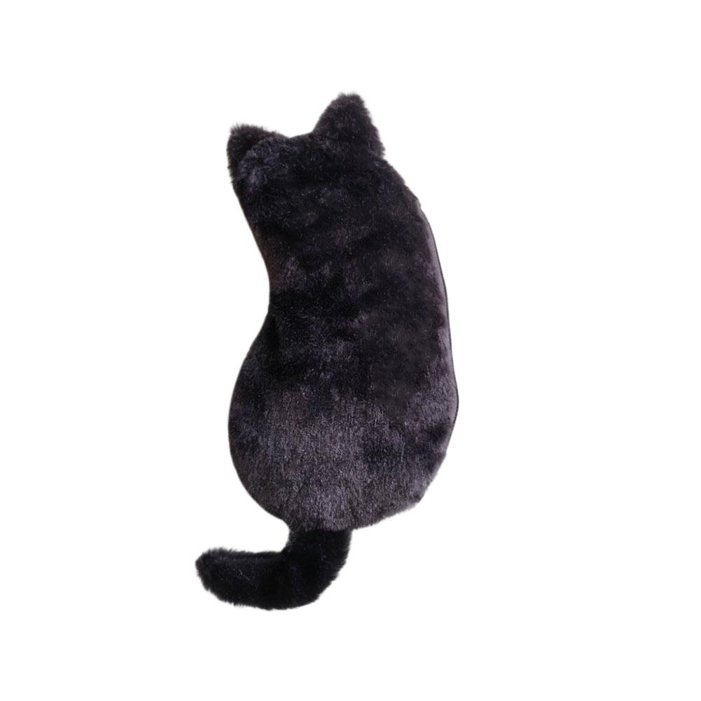 

Cute Plush Cat Pencil Case Cartoon Animal Stationery Storage Bag Fashion Multiple Colors Student Pen Bag Gifts чёрный