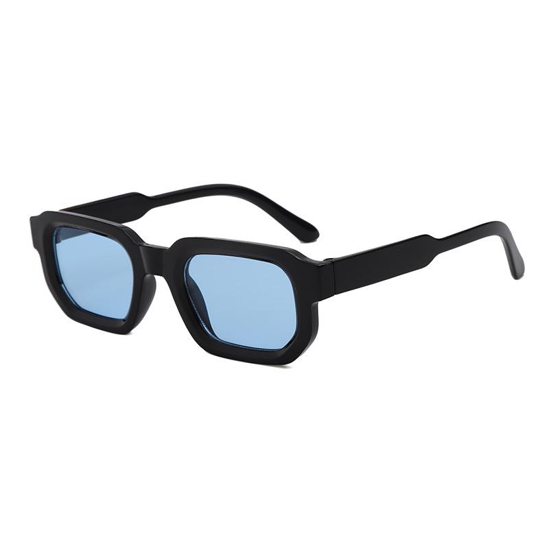 Nuevas Gafas de Sol Rectangulares Mujer Hombre Marca Lujosa Diseñador Casual Gafas de Sol Femenino Masculino Plástico Personalidad Gafas de Exterior