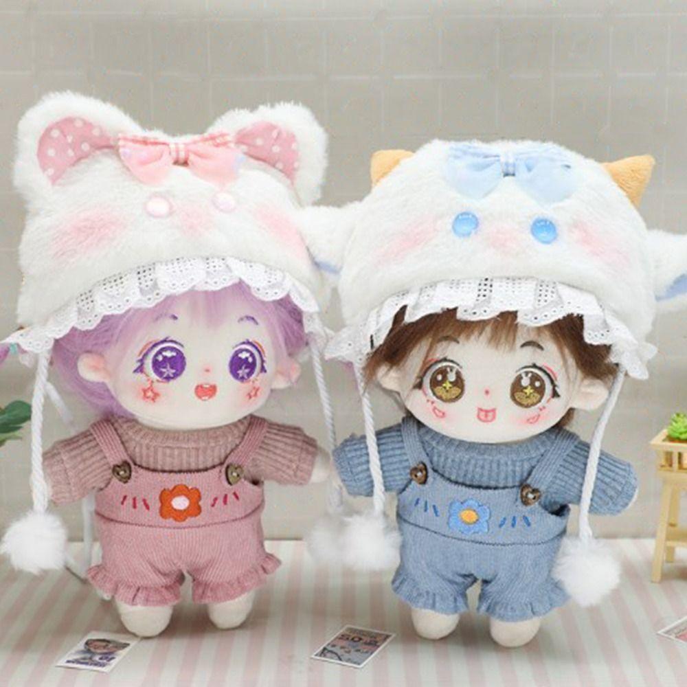 

Зимняя одежда, повязка на голову с мультяшными животными, милая миниатюрная шляпа, плюшевая кукла 20 см/кукла 14 дюймов