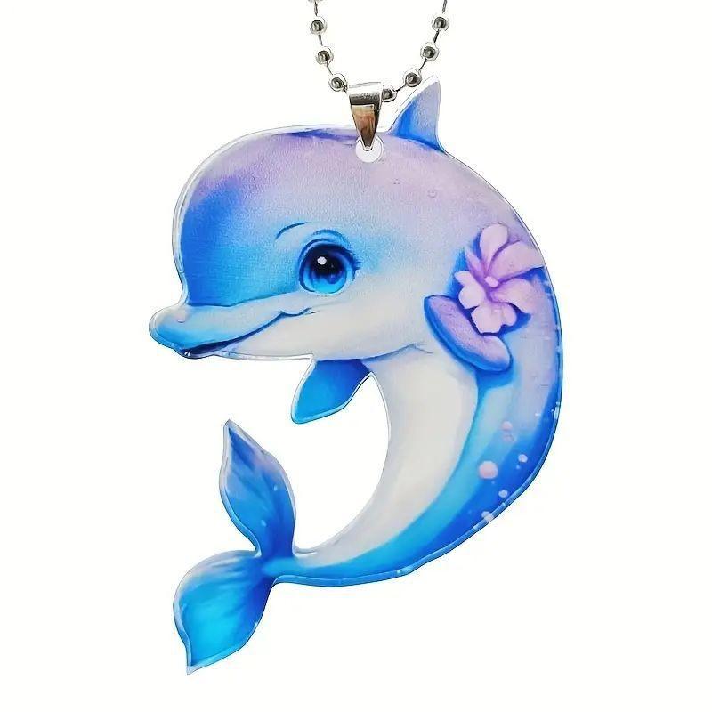 Turtle Acrylic Colorful Car Interior Pendant For Turtle Lovers Cute Cartoon Style