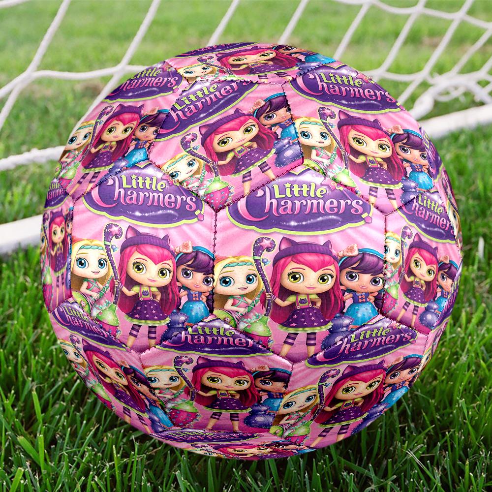 Little Charmers Theme Size 5 Soccer Ball, Suitable for Both Indoor and Outdoor Matches, a Gift Suitable for Everyone.