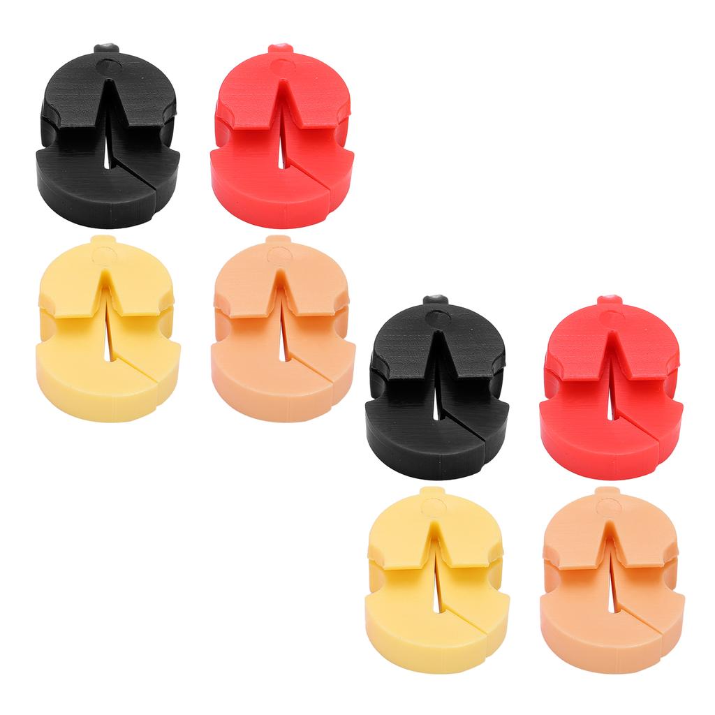 8 Pièces Sourdine d'Entraînement pour Violon Caoutchouc Portable Sourdines Style Tourte Violons Ultra Entraînements Silencieux