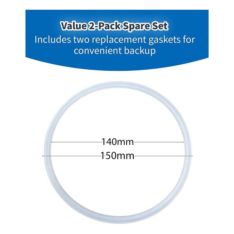 Versatile Replacement Silicone Lid Gasket Seal For Ninja BN600 BN601 BN602 Food Processor- Food-Grade& Heat-Resistant Material