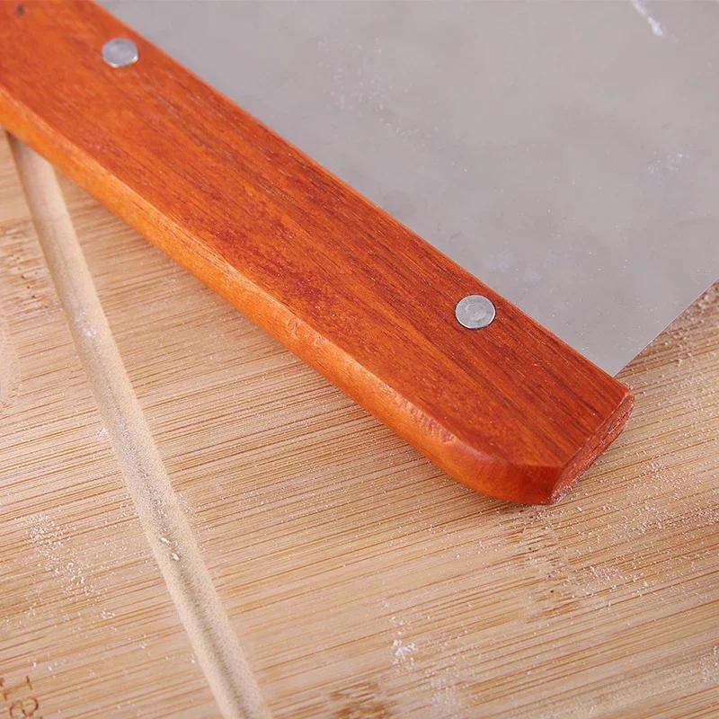 Dough Cutting Knife Stainless Steel Scraper Non-Stick Scraper Rice Roll Scraper Dough Cutting Cake Steamed Bun Hand Rolling Doug