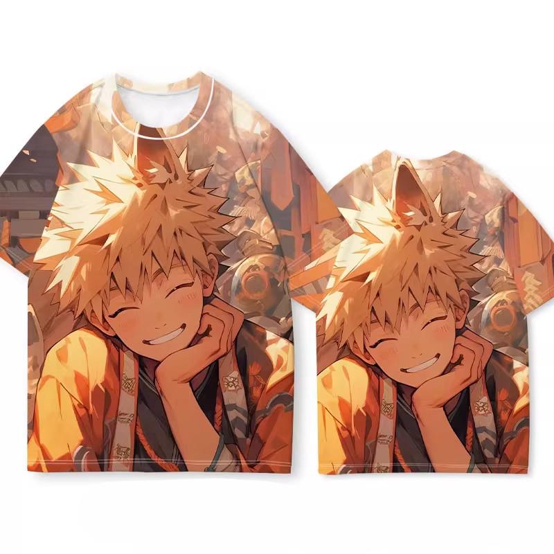 Summer Naruto Short Sleeve T-shirt Boys Half Sleeve Help Naruto Kakashi Children's Clothing T-shirt Children's Clothing Trend