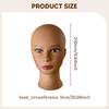 Female Mannequin Head Display Stand Bald Multipurpose Dummy Model Headphones Rack for Sunglasses