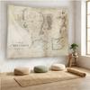 Fantasy Middleearth Map Tapestry Movie  Map Wall Hanging for Living Room Bedroom Fan Decor