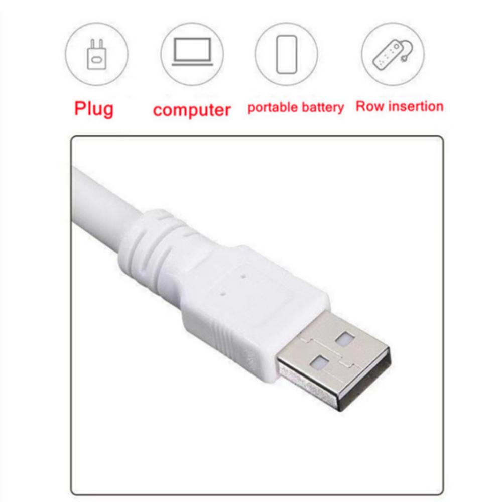 Portable Laptops USB LED Light Eye Care Table Desk Lamp for Power Bank Camping PC Laptops Book Night Lighting Furniture Supplies