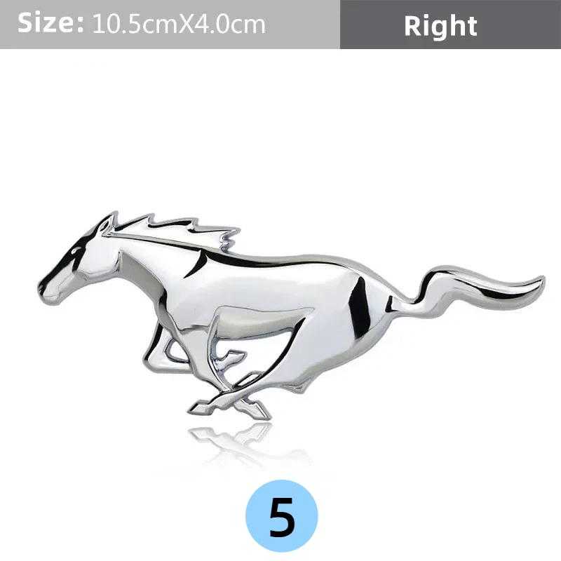3D F-or-d M-ustan-g Car Body Emblem Badge Metal Rear Trunk Sticker Decoration Accessories