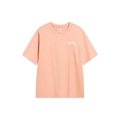 Sunset Orange Loose Round Neck Short Sleeve T-Shirt Men Tops AHST289-7