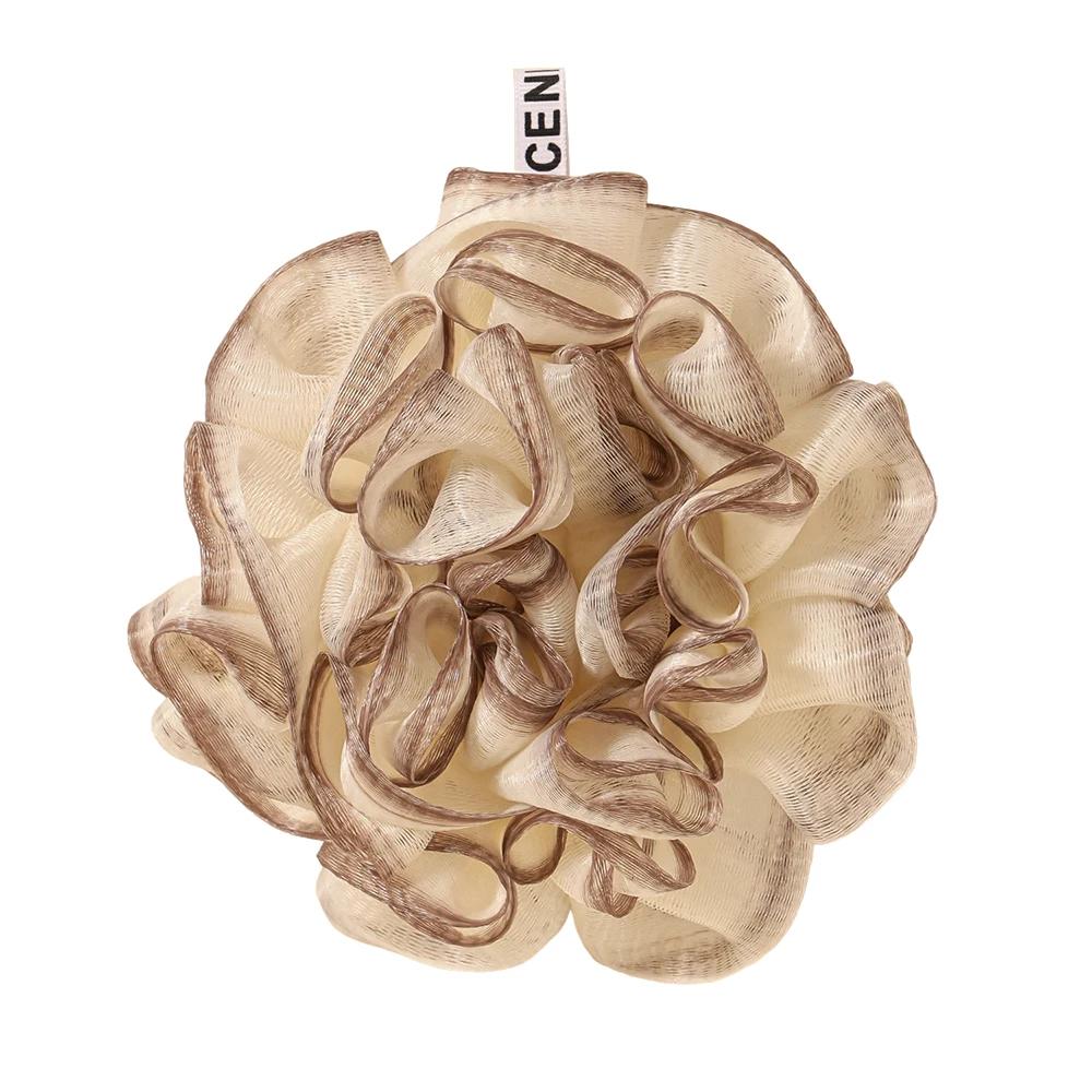 Easy To Clean Personal Care Soap Mesh Pouch Lanyard Bath Puff Fast Foaming Shower Net Bath Flower Scrubbing Bathroom Accessories