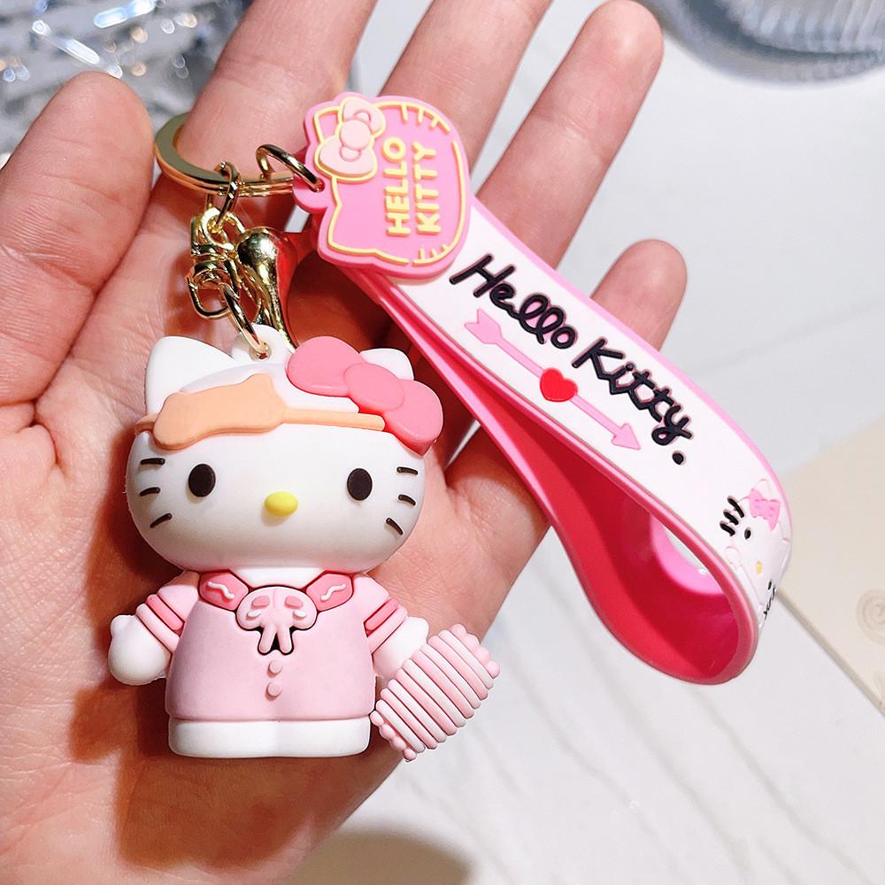Entzückender Cartoon Hello Kitty Schlüsselanhänger Silikon Geschenke Perfekt Für Geburtstage Und Abschlussfeiern