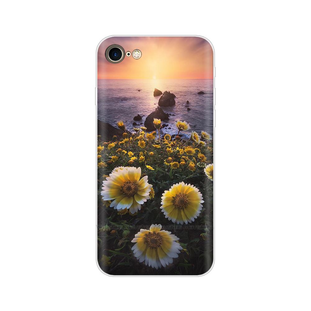 For iPhone SE 2020 Case Fashion Cartoon Soft TPU Back Cover For iPhone SE Clear Silicone Casing Protective Cases For iPhoneSE