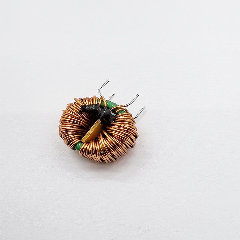 Power Common Mode Inductor: T16*12*8, 0.6mm Wire, 55 Turns, 22mH, 4A, Ferrite Core.