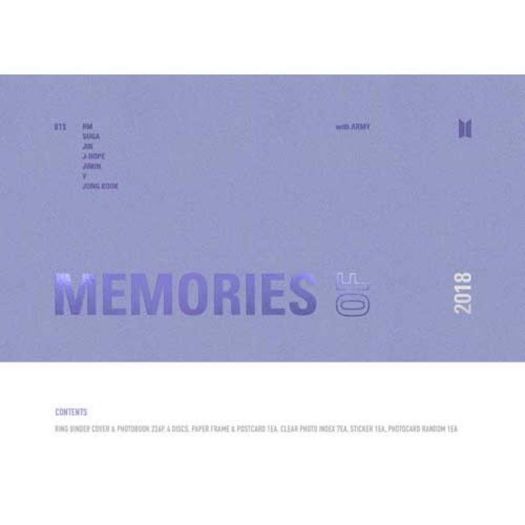 [USED] BTS MEMORIES OF 2018