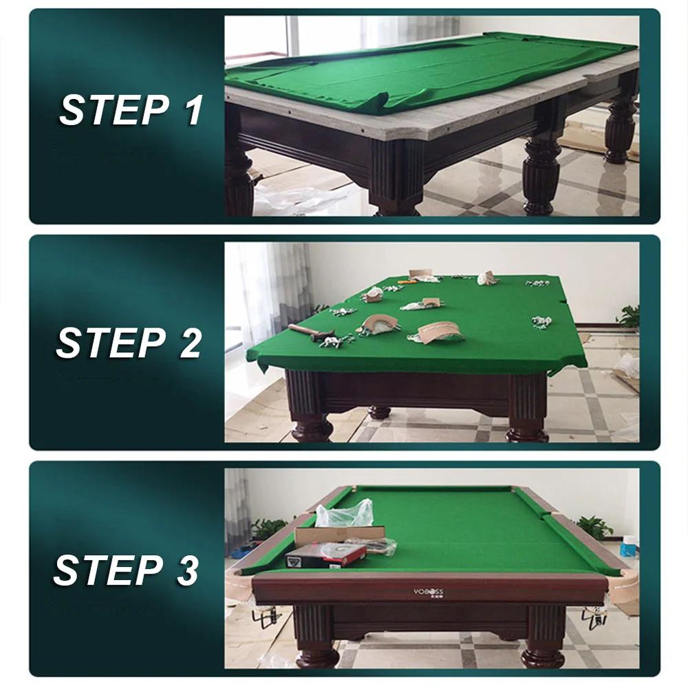 7/8/9ft Professional Pool Table Felt Snooker Accessories Billiard Table Cloth Felt for 9ft Table for Bars Clubs Hotels Used Wool