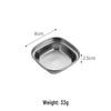 Korean Stainless Steel Dipping Dish for Western Cuisine - Small Tomato Sauce & Seasoning Plate