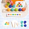 Creative Montessori Color-matching Ball Toys Color Sorting Educational Toys  Cognitive Development