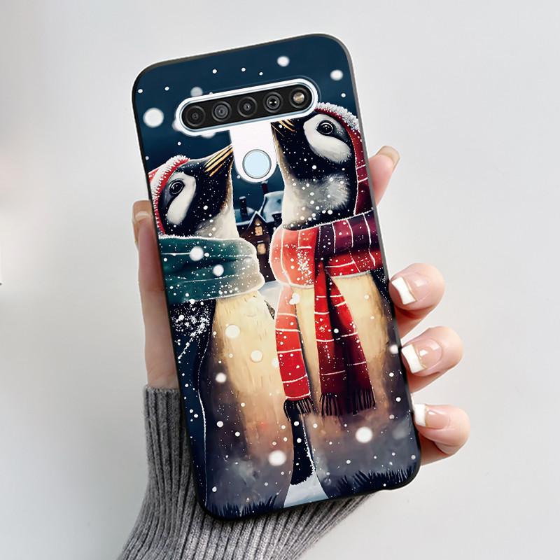 Luxury Cute Cool Boys Girls Case For LG K61 Q61 Q70 Phone Case Black Matte Soft Silicone Back Cover Protective TPU Bumper Shell