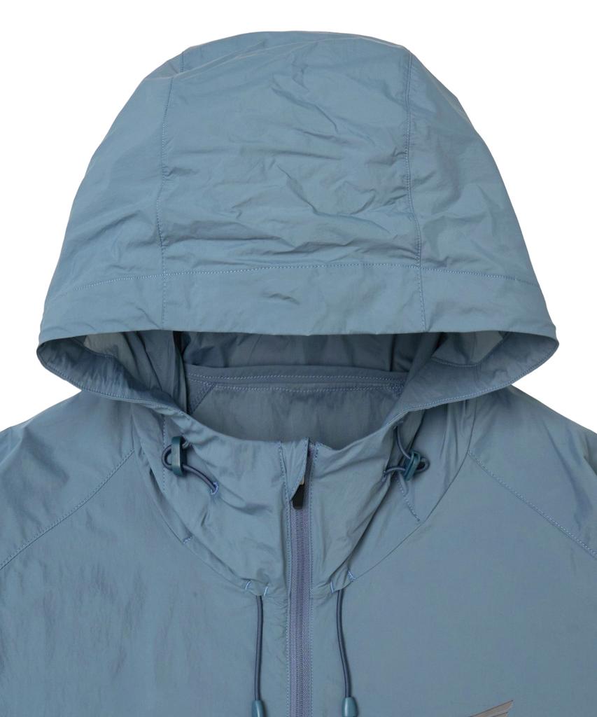 Speed Run Nylon Packable Anorak Light Blue