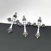 5 Crosses Gothic 41*25mm CharmTibetan Silver Plated Pendants Antique Jewelry Making DIY Handmade Craft