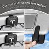 Car Stem Cover Glasses Holder Sunglasses Clip Accessories Interior For Model 3 Y S X 2021 Roadster Cybertruck Juguete