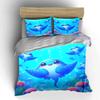 Underwater Themed Cute Decor Set Exquisite Three-Piece Bedding Set Gift For Kids And Adults