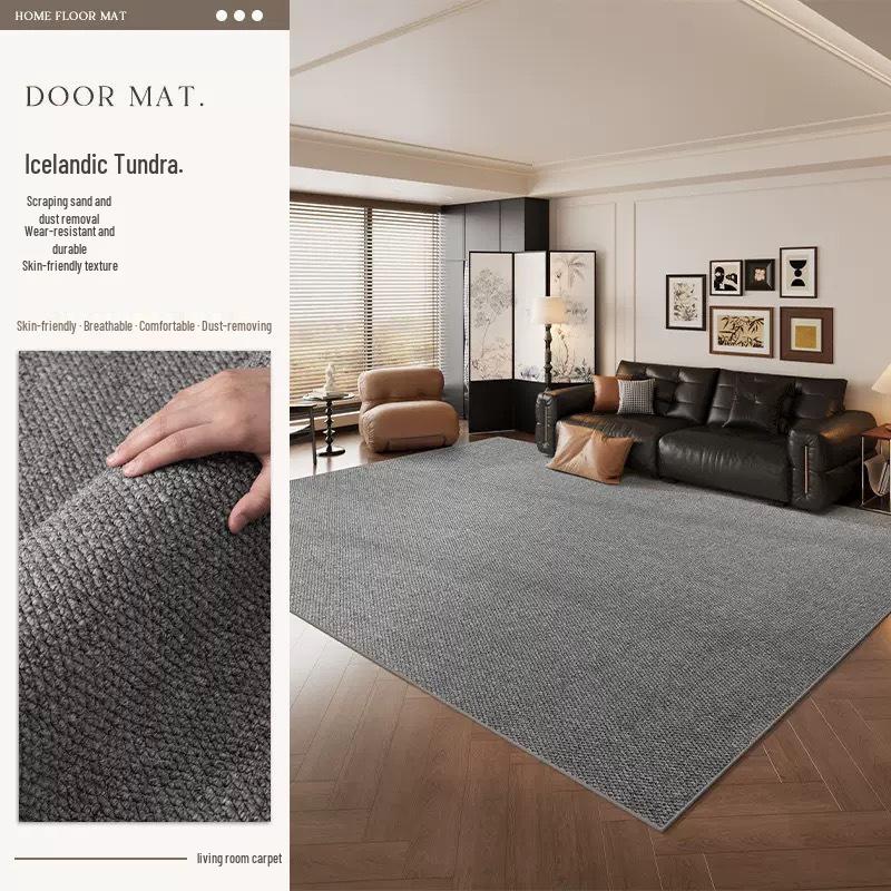Durable, Easy-to-Clean Sisal-Like Floor Mat: Scratch-Resistant, Full Coverage, Dirt & Wear Resistant Carpet for Home and Living Room.