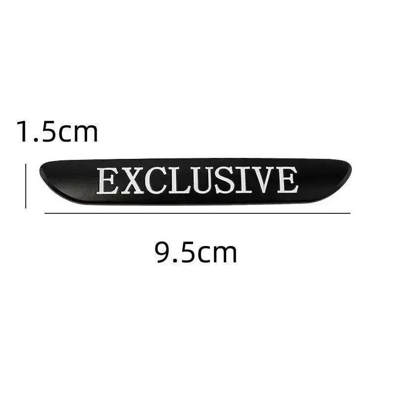 3D Metal  Side Fender Stickers Emblem Badge Car Styling Accessories