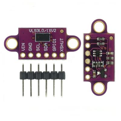 VL53L0X Time-of-Flight (ToF) Laser Ranging Sensor Breakout 940nm GY-VL53L0XV2 Laser Distance Module I2C IIC 25MM*10.7MM