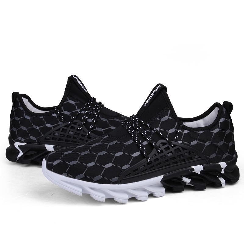 

Men s Shoes 2025 Summer Woven Single Shoe Black white Breathable Thick Soled Casual Men Korean Version Fashionable Sports Shoes 39 чорний
