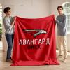 Red Hawk Logo Blanket Design Print Blanket Soft and Cozy Perfect for the Living Room Bed Sofa or a Nap,gift