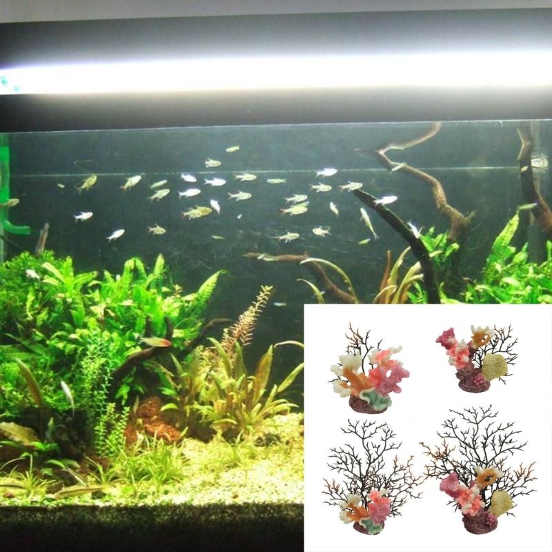 Aquarium Colorful Coral Craft Sea Creature Terrarium Habitat Aquarium Underwater Artificial Plant Reef