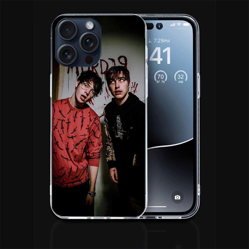 Sam and Colby XPLR Clear Phone Case For Iphone 17 Air 16 Pro Max 15 Pro 14 Plus 17E 16E 11 13 12 Mini Cover Cases Fundas Cell TP
